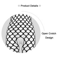 Women's Sexy Fishing Net Lace One-piece Stocking Tights Open Bra Erotic Crotch Underwear Exotic Socks Nightclub Suit