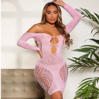 Babydoll Club Dress open chest bodysuit Nightgown lingerie Corsets underwear Sleepwear pajamas sexy miniskirt