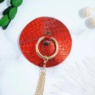 Women Sexy Red Leather Nipple Cover With Choker Tassel Body Chain Necklace Breast Wear Reusable Nipple Pasties Jewelry