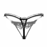 Womens Sexy Lace G-String Panties with Pearls Ball for Women