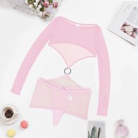 Women's Slim Lingerie Set Transparent Erotic One-Piece Summer Sexy Bra Set Sexy Dresses