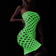 Luminous Erotic Noctilucent Sexy Lingerie 鈥婤odysuits Women Sex Hip Wrap Dress Pajamas Club Costumes