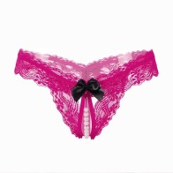 Sexy G-String with Pearls Ball Panties for Womens,3 Pcs Lace Thongs