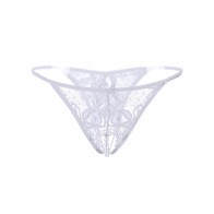 Women Lace Panties Sexy Underwear Pearl Lace Briefs Pack of 3