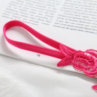 Womens Sexy Pendant Pearl G String,Embroidery Rose Y-Back G-String