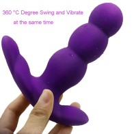 360 Degree Swing G-spot Vibrate Wireless Remote Clitoral Vibrator Anal Sex Toys for Adult Women Men