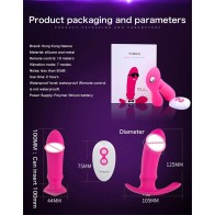 360 Degree Swing G-spot Vibrate Wireless Remote Clitoral Vibrator Anal Sex Toys for Adult Women Men