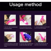 360 Degree Swing G-spot Vibrate Wireless Remote Clitoral Vibrator Anal Sex Toys for Adult Women Men