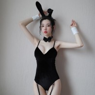 Sexy Bunny Costume for Women Rabbit One Piece Bodysuit Cosplay Costume