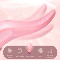 Vibrating Tongue Vibrator Licking Toys for Women Clitoris Clitorals Stimulator G Spot Nipple Female Vibrator