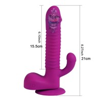 G Spot Dildo Vibrator Women Clitoral & Anal Stimulation Remote Control Thrusting Rotating Rabbit Vibrator