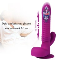 G Spot Dildo Vibrator Women Clitoral & Anal Stimulation Remote Control Thrusting Rotating Rabbit Vibrator