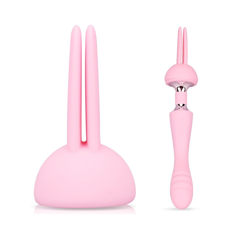 Double Ended Dildo Vibrator Pleasure Vibe Wand Massager Attachment Clit Stimulation G Spot Vibrator Sex Toys