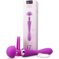 Double Ended Dildo Vibrator Pleasure Vibe Wand Massager Attachment Clit Stimulation G Spot Vibrator Sex Toys