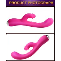 Multifunction Vibrating Intelligent Heating Rod Waterproof AV Massager Vaginal G Spot A Spot Clitoris Tongue Vibrator