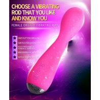 Female One Button Orgasm Vibrating Rod 7 Frequency Stimulate Powerful Sex Vibrator Couples Nipple Massager