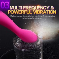 Female One Button Orgasm Vibrating Rod 7 Frequency Stimulate Powerful Sex Vibrator Couples Nipple Massager