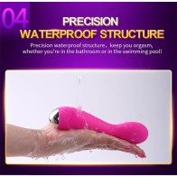 Female One Button Orgasm Vibrating Rod 7 Frequency Stimulate Powerful Sex Vibrator Couples Nipple Massager