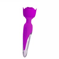 Wand Vibrator G-spot Clit Stimulating Silicone Wand Massager Masturbator Attachment Handheld Massage Stick