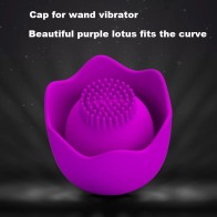 Wand Vibrator G-spot Clit Stimulating Silicone Wand Massager Masturbator Attachment Handheld Massage Stick