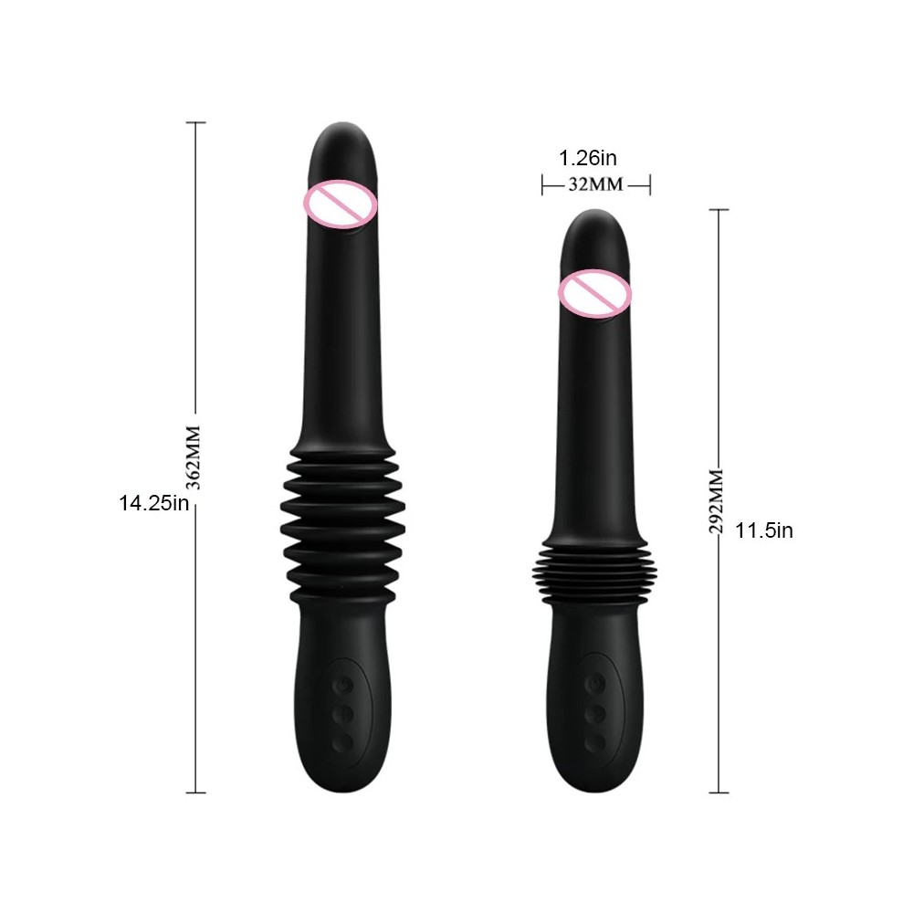 Vibrator 7cm Long Distance Up Down Thrusting Powerful Realistic Dildo Vibrator for Womens Toys Silicone G Spot Toys