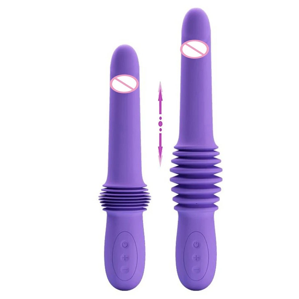 Vibrator 7cm Long Distance Up Down Thrusting Powerful Realistic Dildo Vibrator for Womens Toys Silicone G Spot Toys