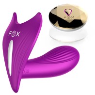 FOX Wireless Remote Control Vibrator Strap On Panties Vibrating Dildo G Spot & Clitoral Vibrators Sex Toys For Woman