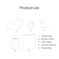 Egg Vibrator Wireless Remote Control G Spot Clit Stimulator Wearable Strap on Clitoris Vibrating Egg for Women Couple