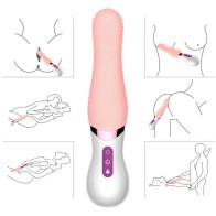 Clitoral Tongue Licking Vibrator Realistic Oral Sex Rotating Clit Stimulator G Spot Heating Vibrator