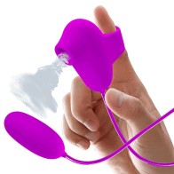 Finger Sucking Vibrator Toy for Women Remote Clitoral G-spot Bullet Egg Blowjob Anus Vagina Stimulator