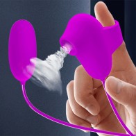 Finger Sucking Vibrator Toy for Women Remote Clitoral G-spot Bullet Egg Blowjob Anus Vagina Stimulator