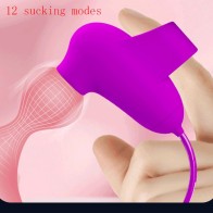 Finger Sucking Vibrator Toy for Women Remote Clitoral G-spot Bullet Egg Blowjob Anus Vagina Stimulator