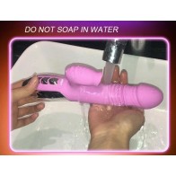 G-spot Thrusting Dildo Vibrator Mouth Sucking Tongue Licking Clitoris