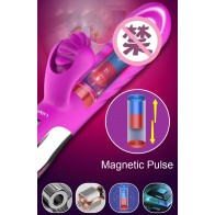 Magnetic Pulse Automatic Thrusting Dildo Vibrator Woman Heating Penis Wand Massager Sexual Toys