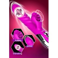 Magnetic Pulse Automatic Thrusting Dildo Vibrator Woman Heating Penis Wand Massager Sexual Toys