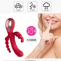 3 In 1 Dildo Rabbit Vibrators For Woman Clitoris Massage Anal Beads Sex Toys For Adults G-Spot Stimulation Female Masturbator