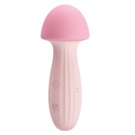 Soft Mushroom Women Body Massager Clitoris Vibrator Vibrating Nipple Full Body Masturbator Wand Massager Adult Toy