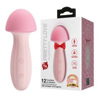 Soft Mushroom Women Body Massager Clitoris Vibrator Vibrating Nipple Full Body Masturbator Wand Massager Adult Toy