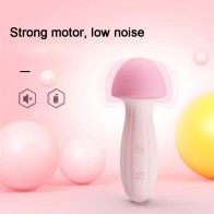 Soft Mushroom Women Body Massager Clitoris Vibrator Vibrating Nipple Full Body Masturbator Wand Massager Adult Toy