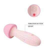 Soft Mushroom Women Body Massager Clitoris Vibrator Vibrating Nipple Full Body Masturbator Wand Massager Adult Toy