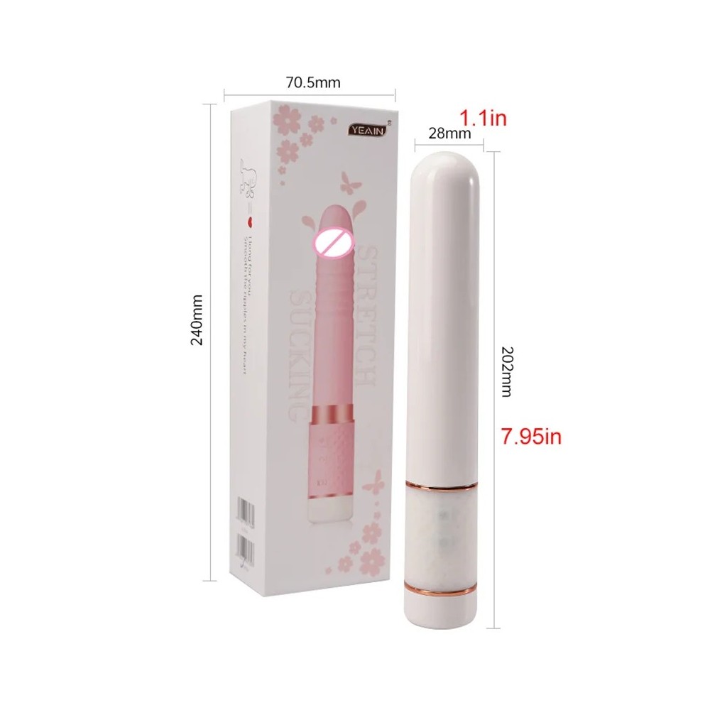 Heating Thrusting Sucking Dildo Vibrator G-spot Telescopic Sex Machine Silicone Realistic Vibrator Women Clitoris Stimulator Toy