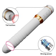 Heating Thrusting Sucking Dildo Vibrator G-spot Telescopic Sex Machine Silicone Realistic Vibrator Women Clitoris Stimulator Toy