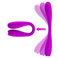 Couple Vibrator 12 Function G-spot and Clitoral Stimulator Bendable C-shaped  Share Vibrations Vibrators Adult Sex Toys