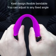 Couple Vibrator 12 Function G-spot and Clitoral Stimulator Bendable C-shaped  Share Vibrations Vibrators Adult Sex Toys