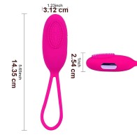 Silicone Vagina Clit Vibrator Women 10 Frequency Breast Vulva and Clitoris Massager with Brush Head Sex Toy for Couple