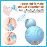 Sonic Clitoris Sucker Stimulator Clitoral Sucking Vibrator Clit Nipple Suction Massager Gourd Shape Cute Oral Sex Toy for Women