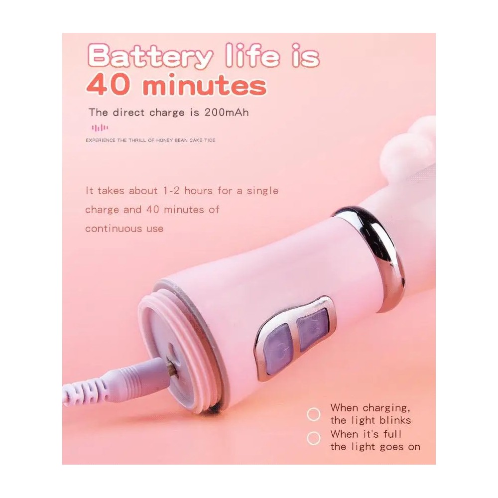 3 in 1 G-Spot Rabbit Clitoris Anal Beads Dildo Vibrator Adult Sex Toys Clitoral Vagina Stimulator Tongue Licking Toy for Women