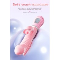 3 in 1 G-Spot Rabbit Clitoris Anal Beads Dildo Vibrator Adult Sex Toys Clitoral Vagina Stimulator Tongue Licking Toy for Women