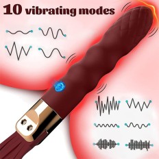 Rechargeable Vibrators Whip For Couple Sex Toy Women G Spot Massager Clitoris Stimulator Anal Plug Flirt Adult Tool