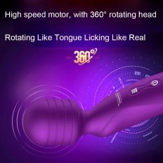 12 Speed Powerful Magic AV Wand Sex Massager Heating Rotate Vibrator G Spot Clitoris Stimulator for Women